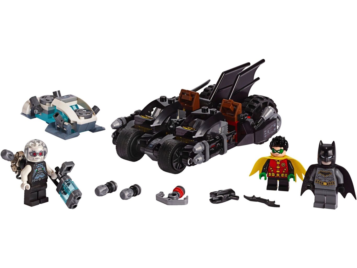 76118 LEGO® Super Heroes Batmani mootorrattavõitlus цена и информация | Klotsid ja konstruktorid | kaup24.ee