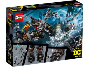 76118 LEGO® DC Comics Super Heroes Mr. Freeze битва мотоциклов Бэтмена цена и информация | Конструкторы и кубики | kaup24.ee