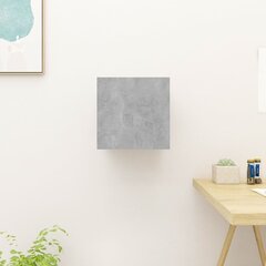 seina telerikapp, betoonhall, 30,5 x 30 x 30 cm цена и информация | Тумбы под телевизор | kaup24.ee