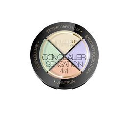 Korrektorite palett Eveline Concealer Sensation 4in1 4.4 g цена и информация | Пудры, базы под макияж | kaup24.ee