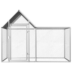 kanakuut, 2 x 1 x 1,5 m, tsingitud teras hind ja info | Puurid ja tarvikud väikeloomadele | kaup24.ee