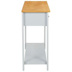 Консольный стол, 83x30x73 см, коричневый/белый цена и информация | Столы-консоли | kaup24.ee