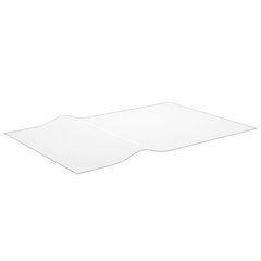 lauakaitse, läbipaistev, 100 x 60 cm, 2 mm, PVC hind ja info | Laudlinad, lauamatid, servjetid | kaup24.ee