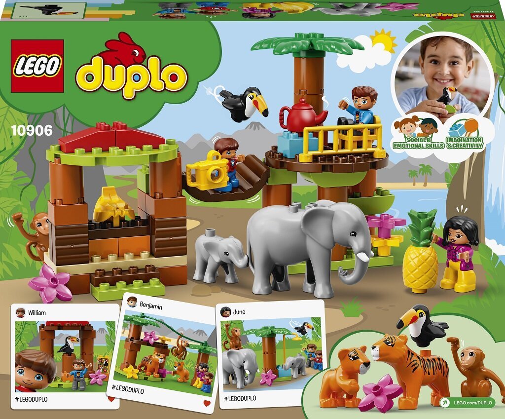 10906 LEGO® DUPLO Troopiline saar цена и информация | Klotsid ja konstruktorid | kaup24.ee