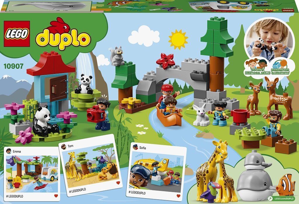 10907 LEGO® DUPLO Maailma loomad hind ja info | Klotsid ja konstruktorid | kaup24.ee