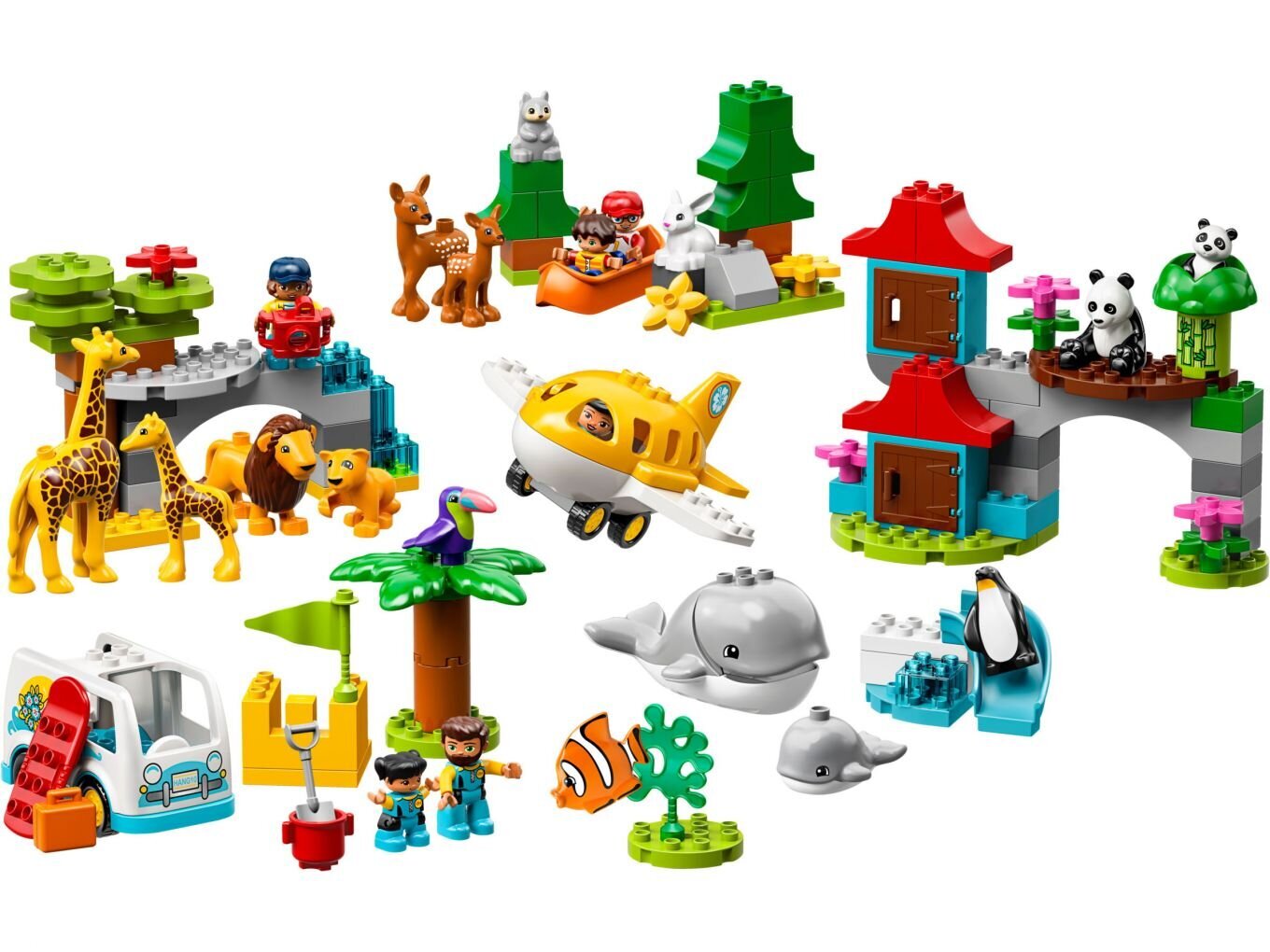 10907 LEGO® DUPLO Maailma loomad hind ja info | Klotsid ja konstruktorid | kaup24.ee