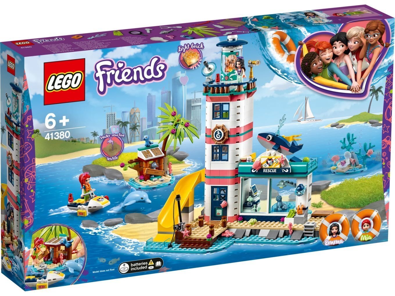 41380 LEGO® Friends Majaka päästekeskus цена и информация | Klotsid ja konstruktorid | kaup24.ee