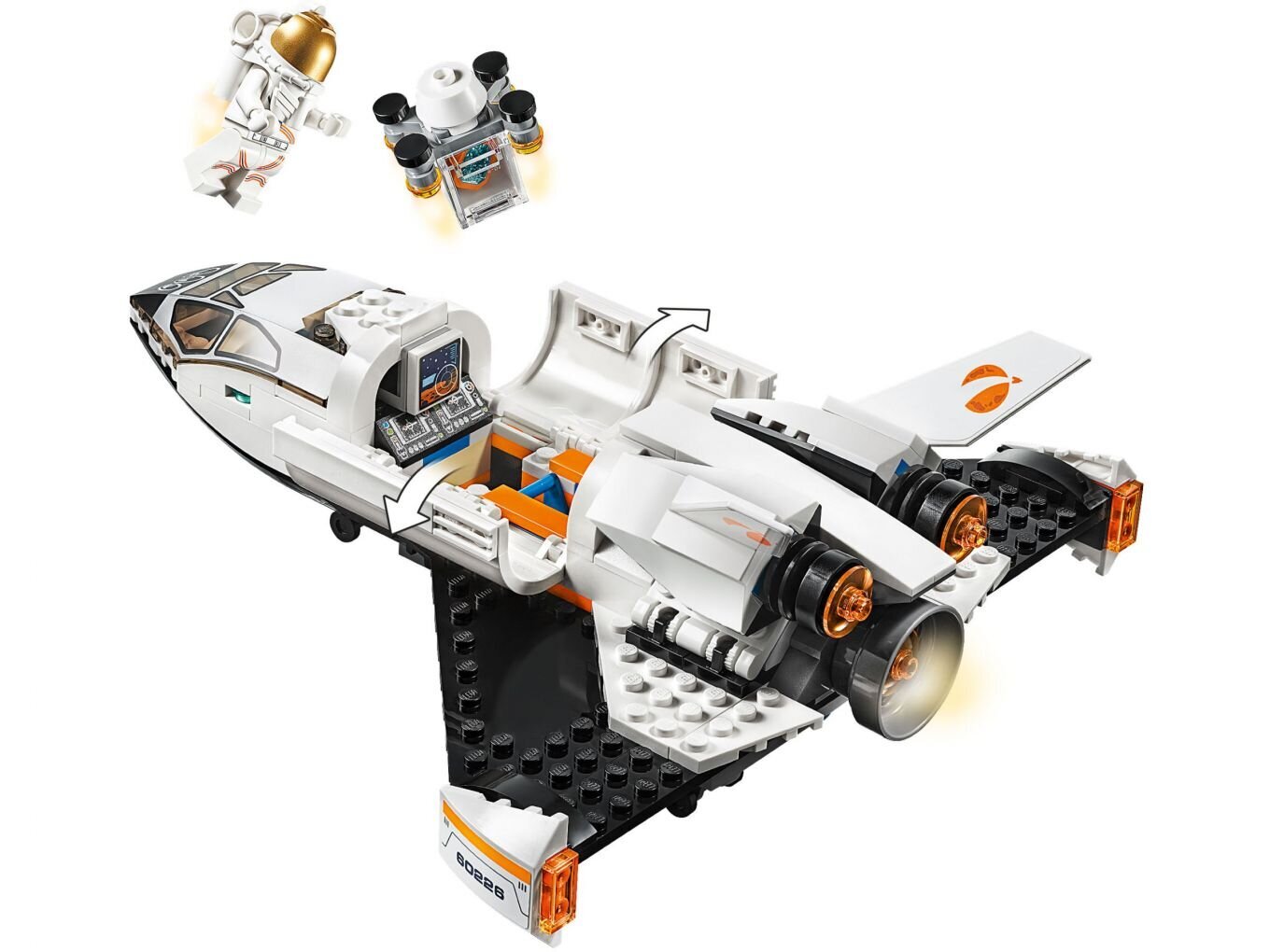 60226 LEGO® City Marsi-uuringute kosmoseaparaat hind ja info | Klotsid ja konstruktorid | kaup24.ee