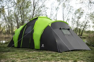 Палатка Peme Bojan 6, серая/зеленая цена и информация | Палатки | kaup24.ee