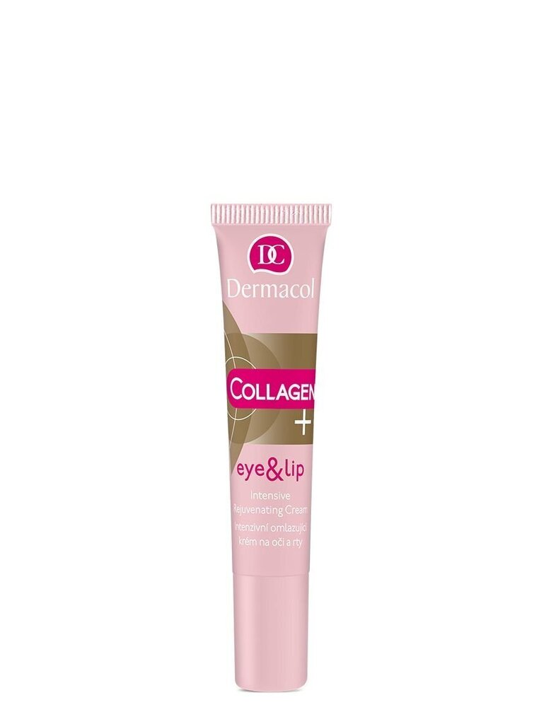 Kollageeniga silma- ja huulekreem Dermacol Collagen+ 15 ml hind ja info | Silmakreemid, seerumid | kaup24.ee