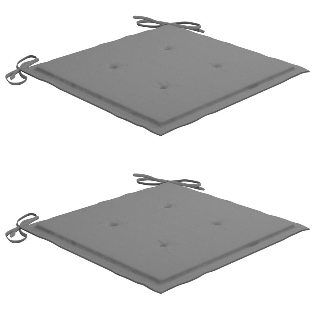 aiatooli istmepadjad 2 tk hall 50 x 50 x 3 cm hind ja info | Dekoratiivpadjad ja padjakatted | kaup24.ee