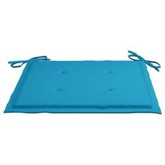 aiatooli istmepadjad 2 tk sinine 50 x 50 x 3 cm цена и информация | Декоративные подушки и наволочки | kaup24.ee