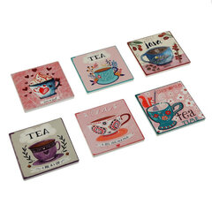 Klaasialused Versa Tea (10 x 10 cm) (6 Tükid, osad) hind ja info | Laudlinad, lauamatid, servjetid | kaup24.ee