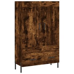 kõrge kapp, suitsutatud tamm, 69,5 x 31 x 115 cm, tehispuit цена и информация | Комоды | kaup24.ee