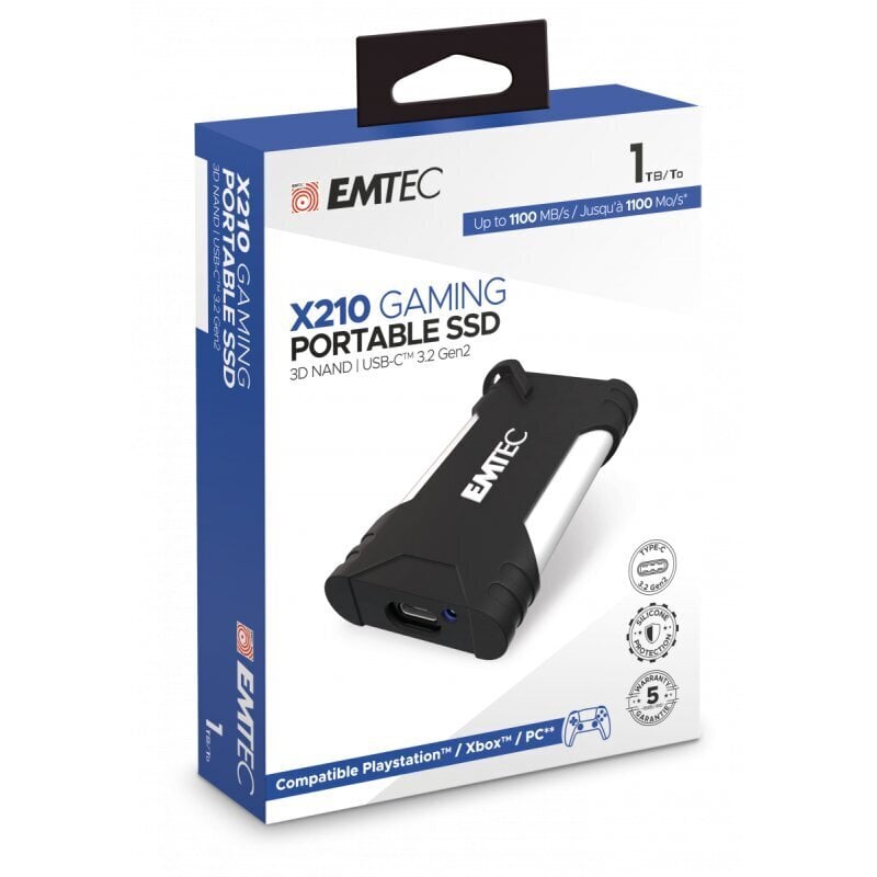 Emtec ECSSD1TX210G hind ja info | Välised kõvakettad (SSD, HDD) | kaup24.ee