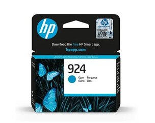 HP 924 (4K0U3NE#CE1) Cyan цена и информация | Картриджи для струйных принтеров | kaup24.ee