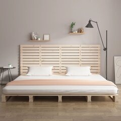 seinale kinnitatav voodipeats, 186x3x91,5 cm, männipuit hind ja info | Voodid | kaup24.ee
