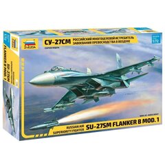 Сборная модель Zvezda 7295 Fighter SU-27SM FLANKER B.1 1:72 цена и информация | Склеиваемые модели | kaup24.ee