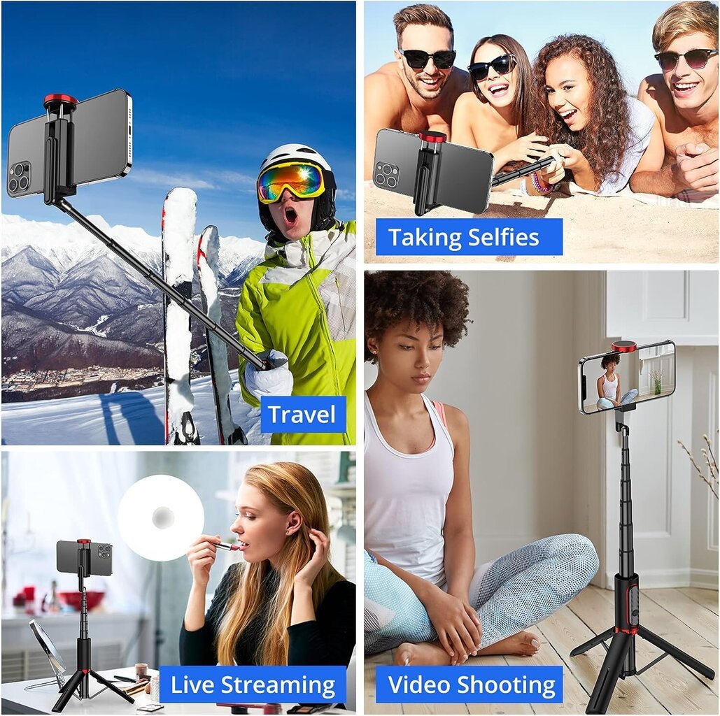 Atumtek Bluetooth Selfie Stick hind ja info | Selfie sticks | kaup24.ee