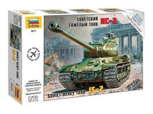 Zvezda 5011 Soviet Heavy Tank IS-2 1:72 цена и информация | Склеиваемые модели | kaup24.ee