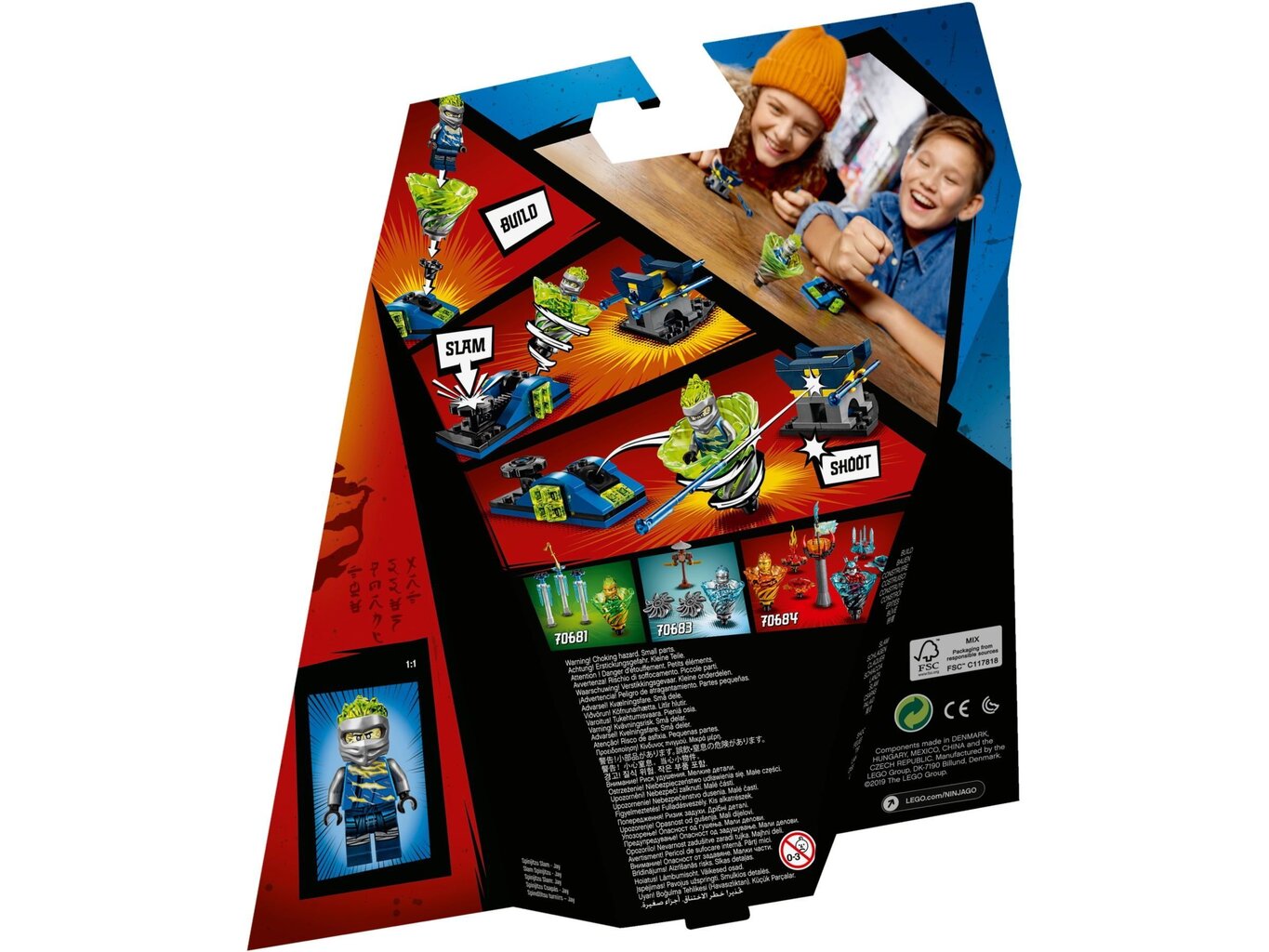 70682 LEGO® NINJAGO Spinjitzu Slam Jay hind ja info | Klotsid ja konstruktorid | kaup24.ee