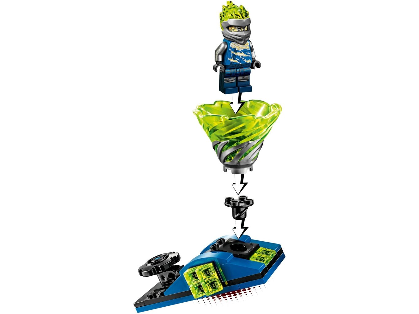 70682 LEGO® NINJAGO Spinjitzu Slam Jay цена и информация | Klotsid ja konstruktorid | kaup24.ee