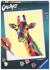 Ravensburger Polska Pilt CreArt Giraffe hind ja info | Maalid numbri järgi | kaup24.ee