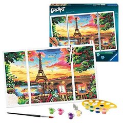 Ravensburger Creart Paris Romance Номера для взрослых и детей в возрасте 12 лет - набор живописи и ремесел - аксессуары для домашнего декора цена и информация | Живопись по номерам | kaup24.ee