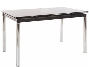 Стол Pippa, 80x140 см, черный цена и информация | Кухонные и обеденные столы | kaup24.ee