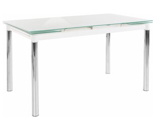 Стол Pippa, 80x140 см, белый цена и информация | Кухонные и обеденные столы | kaup24.ee