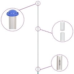 Inglismaa lipp ja lipumast, 6,23 m, alumiinium hind ja info | Lipud ja tarvikud | kaup24.ee