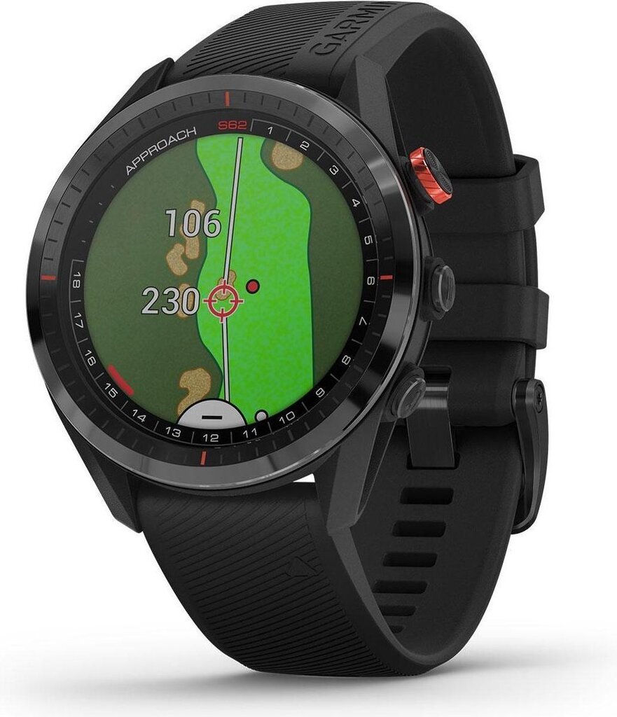 Garmin Approach® S62 Premium GPS Golf Nutikell Must hind ja info | Meeste käekellad | kaup24.ee