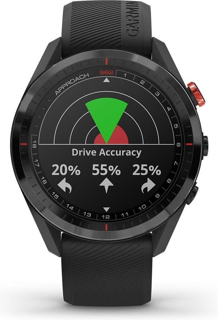 Garmin Approach® S62 Premium GPS Golf Nutikell Must hind ja info | Meeste käekellad | kaup24.ee