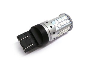 W21/5W LED lemputė 7443 12-24V CANBUS oranžinė-raudona, dviejų spalvų JAV 2000lm цена и информация | Автомобильные лампочки | kaup24.ee