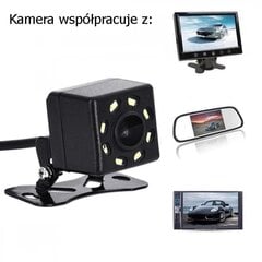 Atbulinės eigos kamera, parkavimo kamera dieną / naktį IP68 140 12V цена и информация | Системы парковки | kaup24.ee