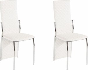 Комплект из 2-х стульев William, белый цена и информация | Стулья для кухни и столовой | kaup24.ee