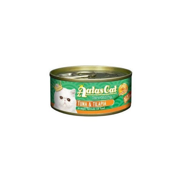Aatas Cat Tantalizing Tuna & Tilapia konserv kassile 80g цена и информация | Konservid kassidele | kaup24.ee