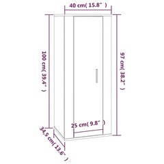 5-osaline telerikappide komplekt, must, tehispuit hind ja info | TV alused | kaup24.ee