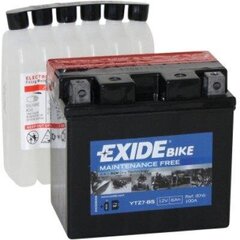 Aku 12V 6Ah YTZ7-BS AGM 113x70x105-+ Exide hind ja info | Mootorrataste akud | kaup24.ee