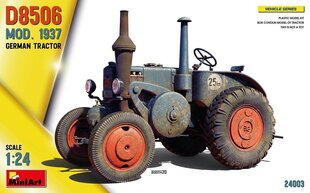 Liimitav mudel MiniArt 24003 German Tractor D8506 Mod. 1937 1/24 цена и информация | Склеиваемые модели | kaup24.ee