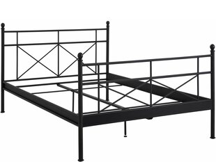 Кровать Tanja, 180x200 см, черная цена и информация | Кровати | kaup24.ee