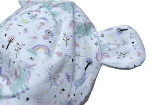 Двойная шапка TuTu с ушками.3-006063.WHITE. цена и информация | Шапки, перчатки, шарфики для новорожденных | kaup24.ee