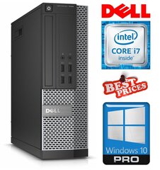 Dell 7020 SFF i7-4790 16GB 120SSD+1TB WIN10Pro hind ja info | Lauaarvutid | kaup24.ee