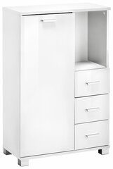 Нижний шкафчик для ванной комнаты Rhonda 2, белый цена и информация | Шкафчики для ванной | kaup24.ee