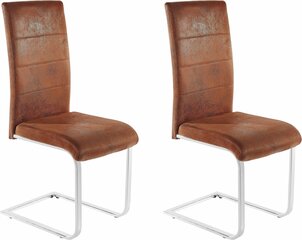 Комплект из 2-х стульев Kosuma, коричневого цвета цена и информация | Стулья для кухни и столовой | kaup24.ee