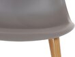 Toolide komplekt Miller PU 2 tk, helehall hind ja info | Söögilaua toolid, köögitoolid | kaup24.ee