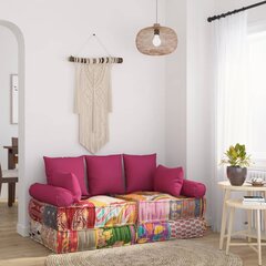 7-osaline dekoratiivpatjade komplekt, roosa, kangas hind ja info | Dekoratiivpadjad ja padjakatted | kaup24.ee