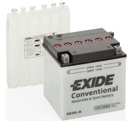 Aku 12V 30Ah YB30L-B 165x130x176-+ Exide цена и информация | Аккумуляторы | kaup24.ee