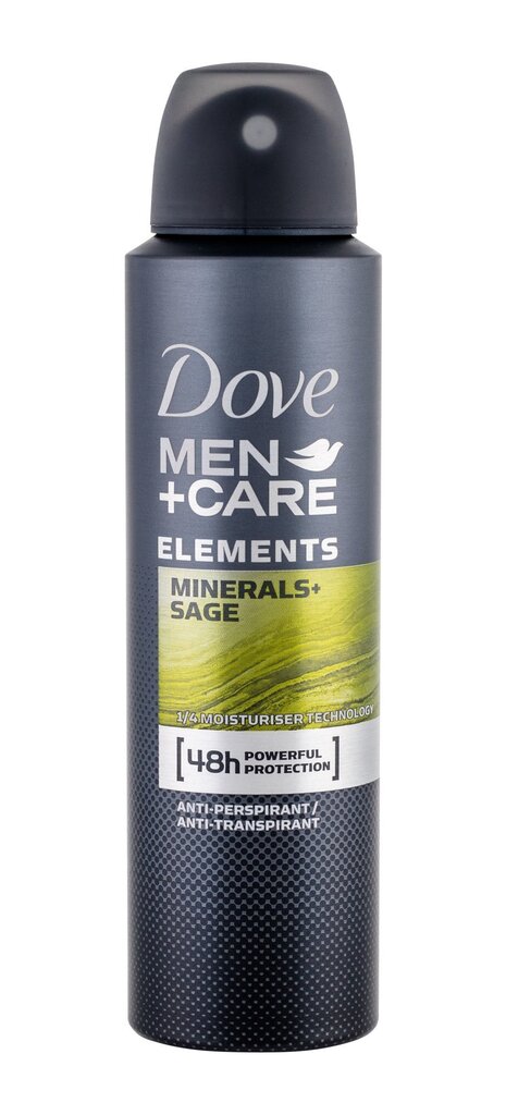 Spreideodorant Dove Men + Care minerals & Sage 150 ml hind ja info | Deodorandid | kaup24.ee