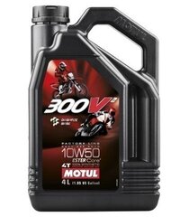 Масло MOTUL 300V² 4T 10W50 FACTORY LINE дорога/внедорожье 4л (108587) цена и информация | Моторные масла | kaup24.ee